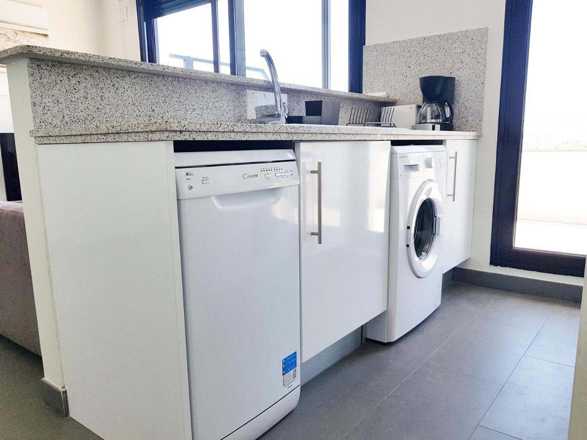 Atico Aqua Peniscola, 1ª Linea De Playa, Parking Y Piscina Apartman Kültér fotó