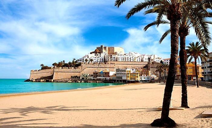 Atico Aqua Peniscola, 1ª Linea De Playa, Parking Y Piscina Apartman Kültér fotó