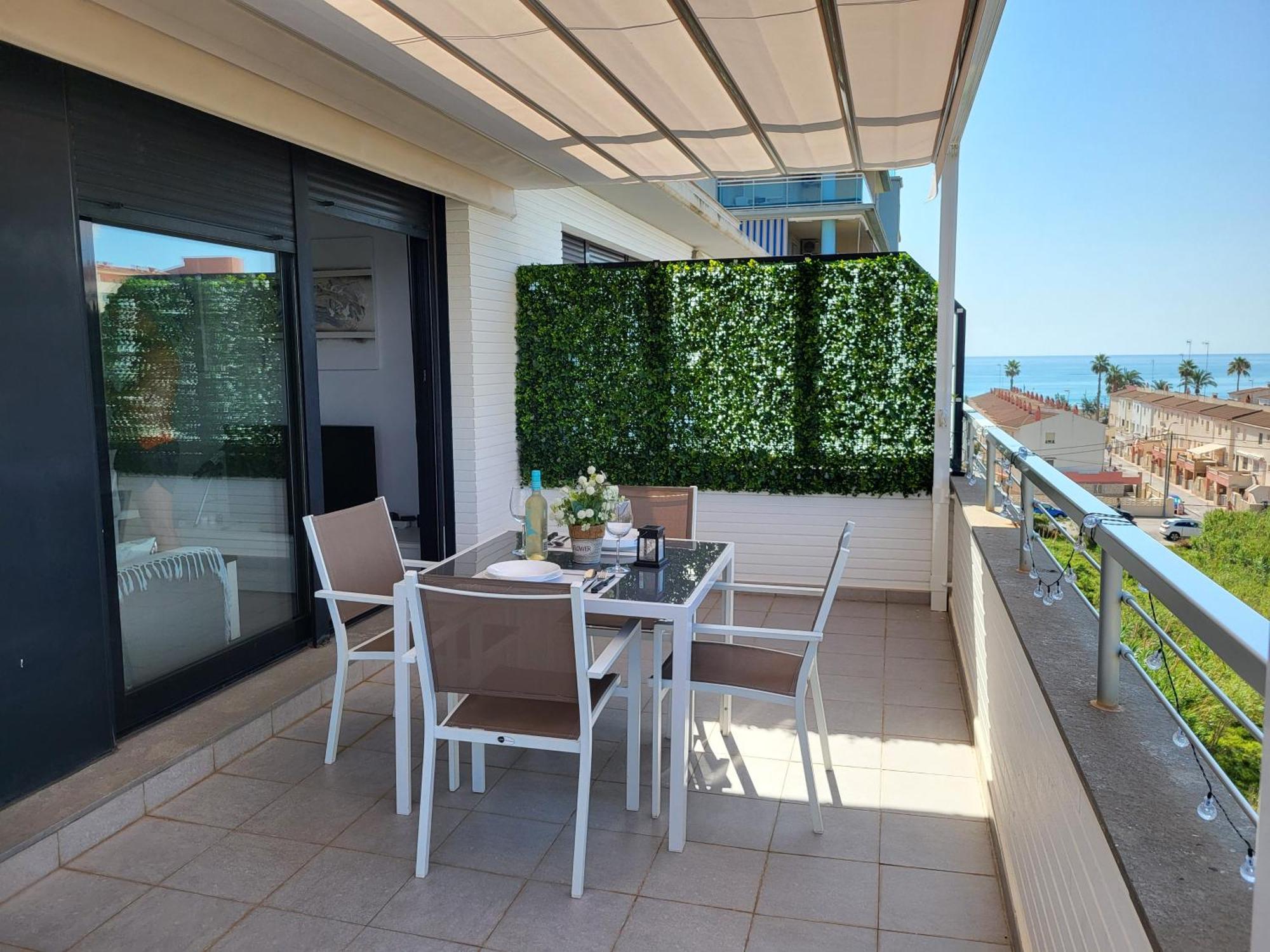 Atico Aqua Peniscola, 1ª Linea De Playa, Parking Y Piscina Apartman Kültér fotó